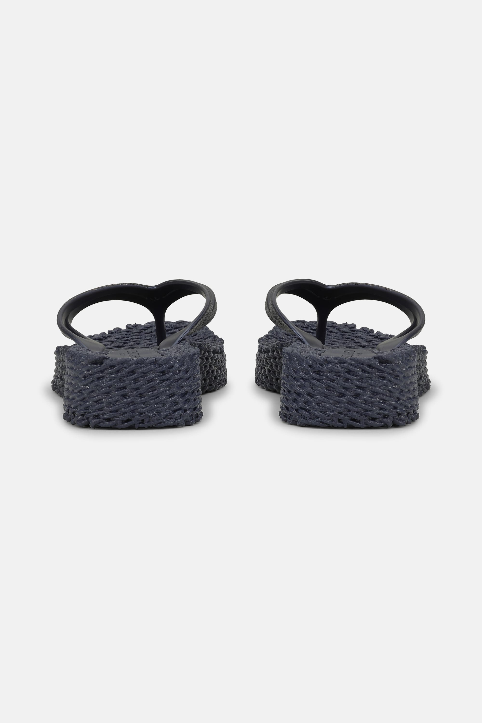 Platform Flip-flops Glitter - Indigo